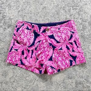 Lilly Pulitzer Callahan Coco Safari Shorts Size 4